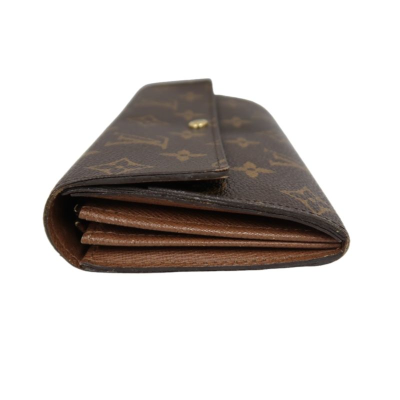 Louis Vuitton Porte-Tresor Monogram Long Wallet, Brown; LV Monogram PVC Emilie Long Wallet