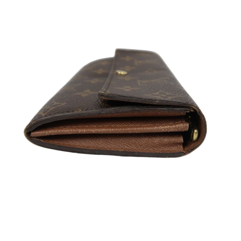 Louis Vuitton Porte-Tresor Monogram Long Wallet, Brown; LV Monogram PVC Emilie Long Wallet