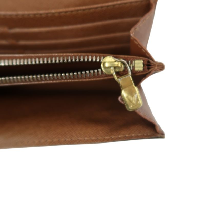 Louis Vuitton Porte-Tresor Monogram Long Wallet, Brown; LV Monogram PVC Emilie Long Wallet
