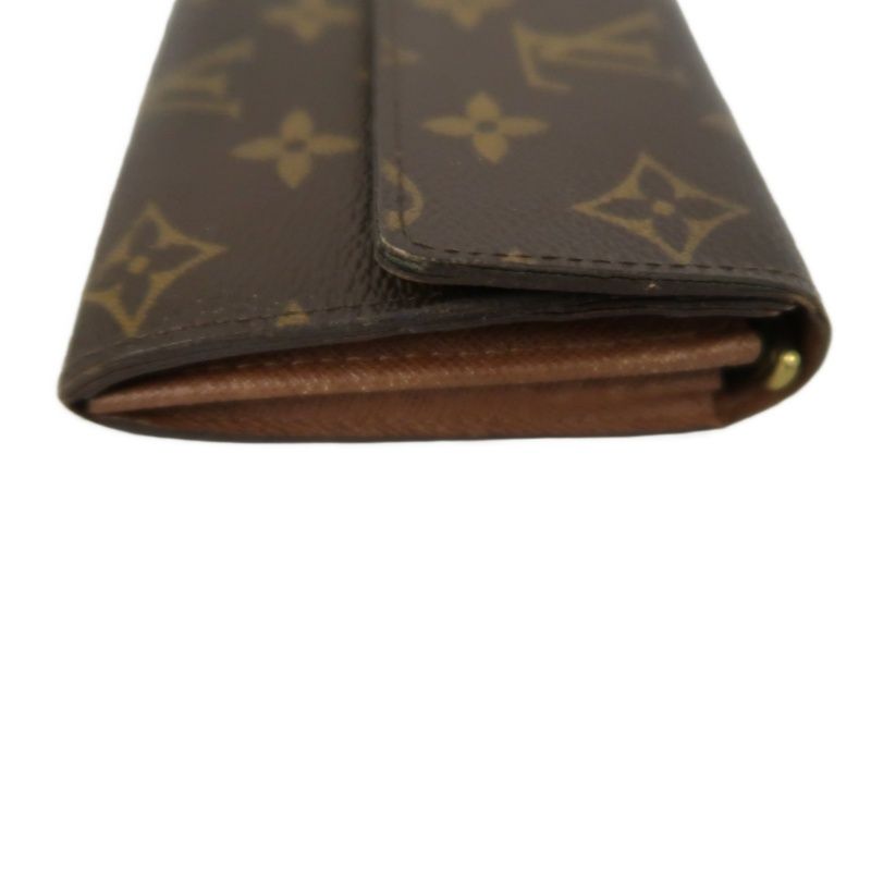 Louis Vuitton Porte-Tresor Monogram Long Wallet, Brown; LV Monogram PVC Emilie Long Wallet