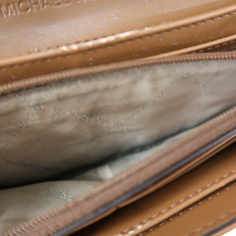 MICHAEL KORS Brown Signature PVC Wallet