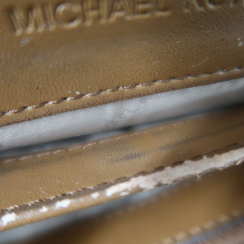 MICHAEL KORS Brown Signature PVC Wallet