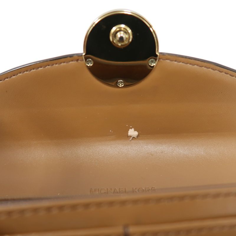 MICHAEL KORS Brown Signature PVC Wallet