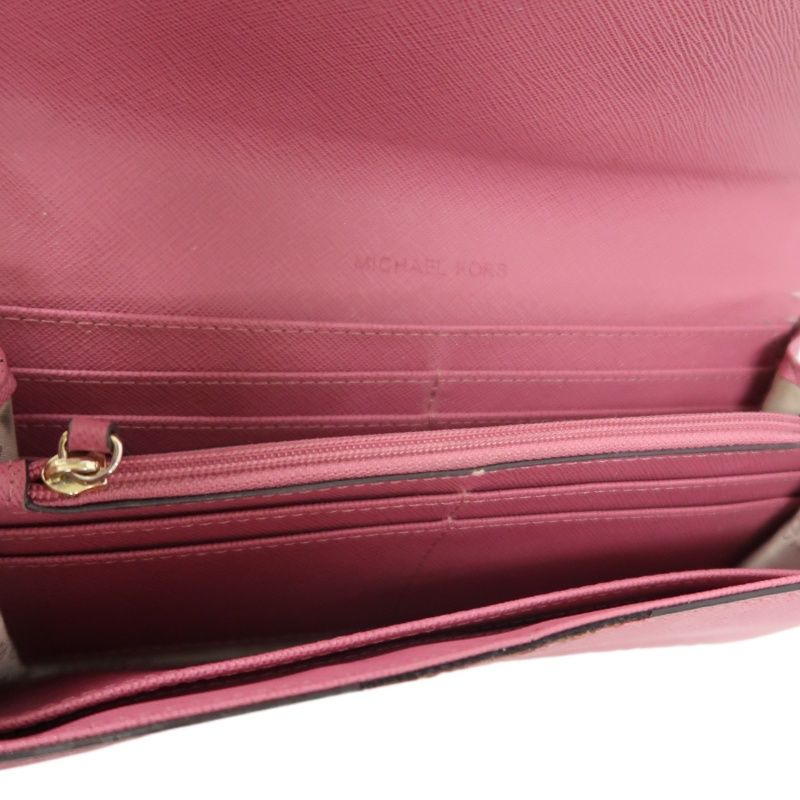 MICHAEL KORS Pink PVC Wallet