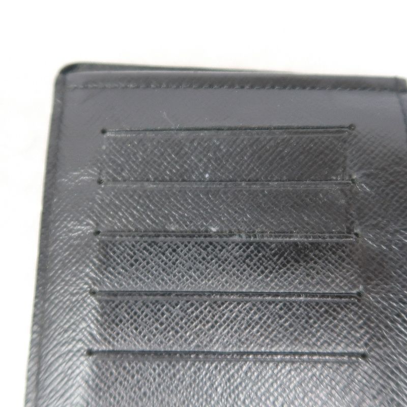 LOUIS VUITTON Damier Graphite Portefeuille Brother Black Long Wallet