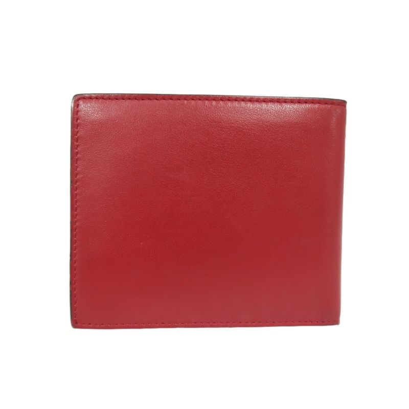 FENDI Bi-Fold Wallet, Red, Includes Dust Bag