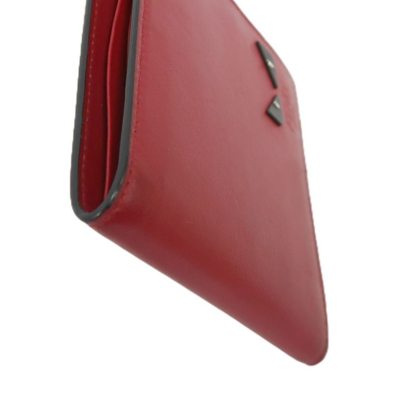 FENDI Bi-Fold Wallet, Red, Includes Dust Bag