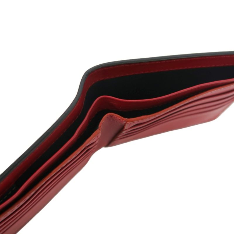 FENDI Bi-Fold Wallet, Red, Includes Dust Bag