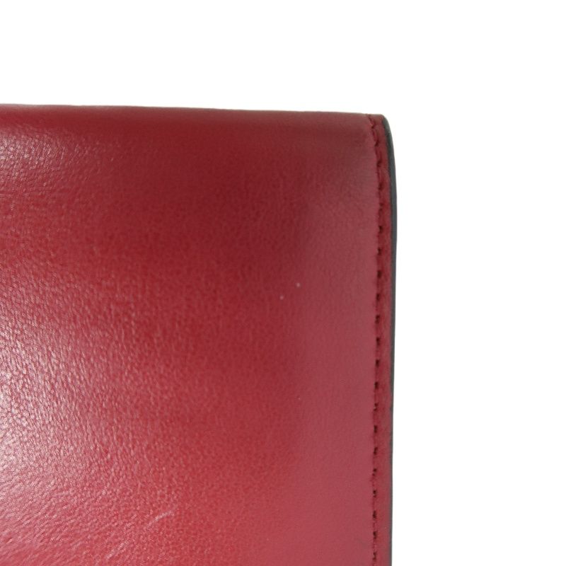 FENDI Bi-Fold Wallet, Red, Includes Dust Bag