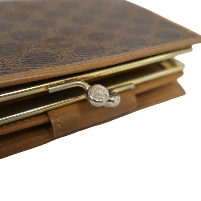 CELINE Brown Triomphe Canvas Bifold Wallet