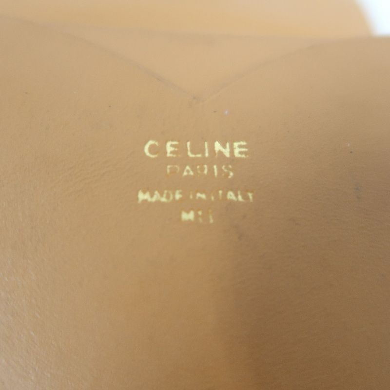 CELINE Brown Triomphe Canvas Bifold Wallet