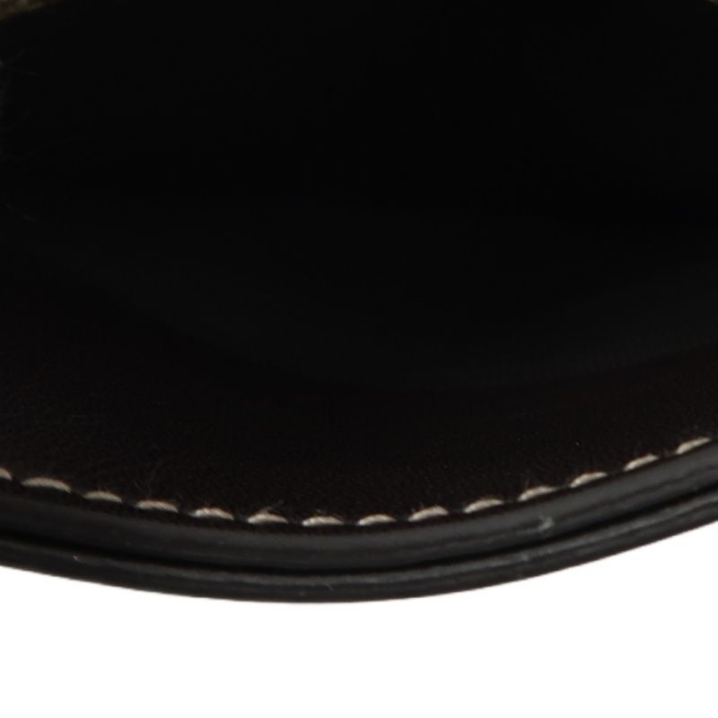 GUCCI Brown Monogram PVC Coated Canvas Card Case with Original Box Included