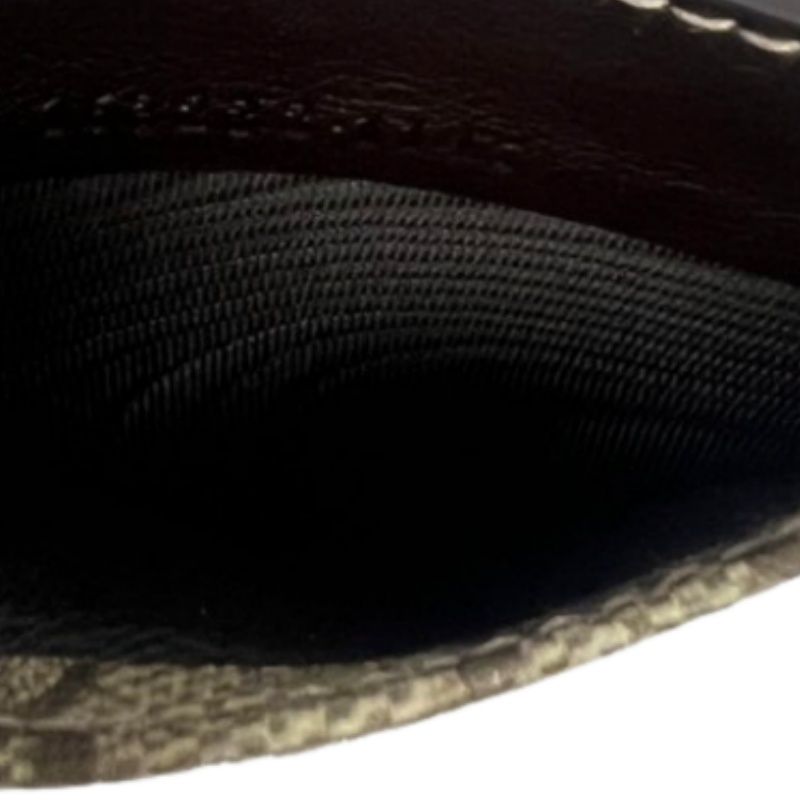 GUCCI Brown Monogram PVC Coated Canvas Card Case with Original Box Included