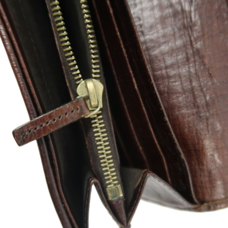FENDI Monogram Canvas Wallet, Brown