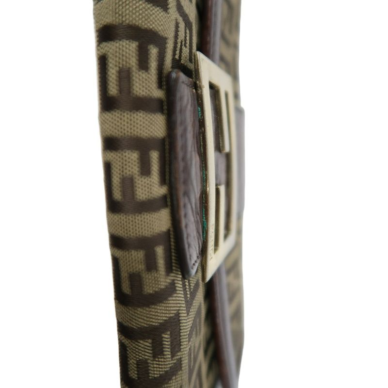 FENDI Monogram Canvas Wallet, Brown