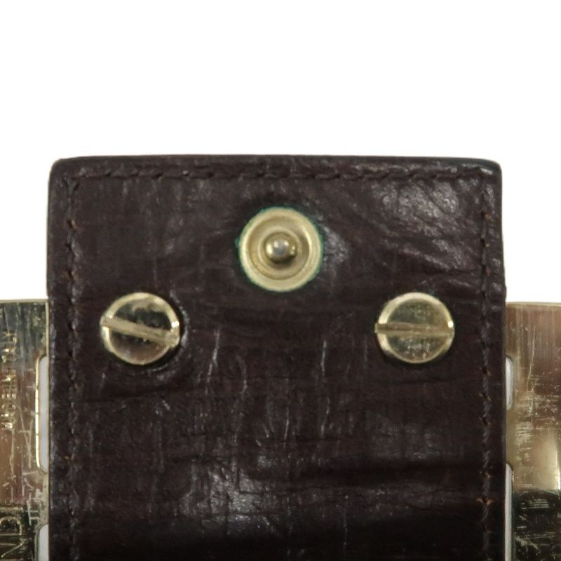 FENDI Monogram Canvas Wallet, Brown