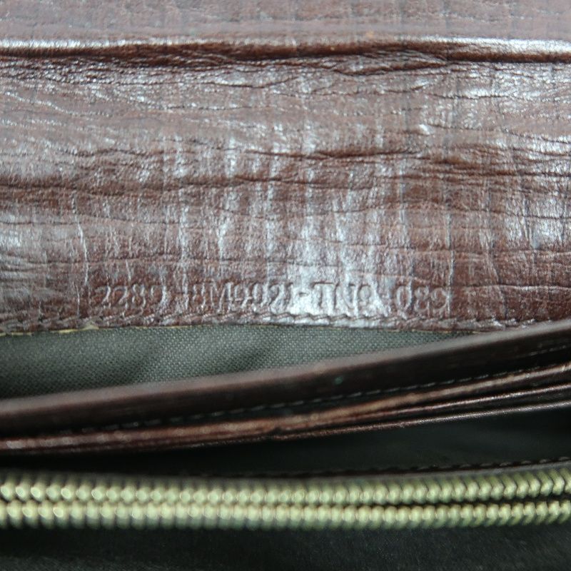 FENDI Monogram Canvas Wallet, Brown