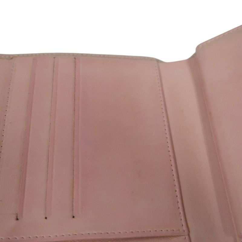 CHANEL Pink Bifold Wallet, Caviar Leather, with Original Box