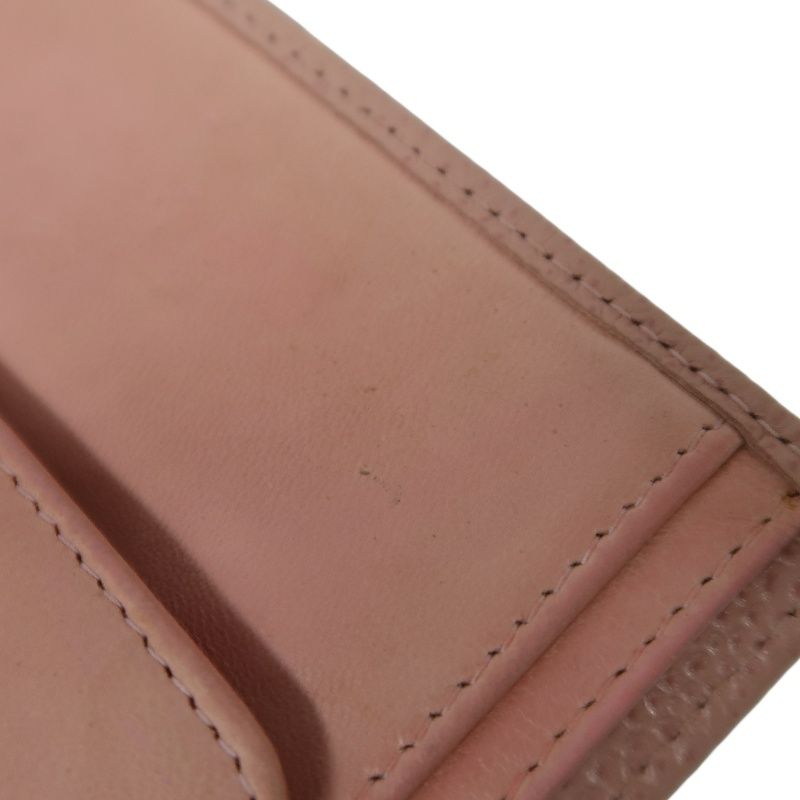 CHANEL Pink Bifold Wallet, Caviar Leather, with Original Box