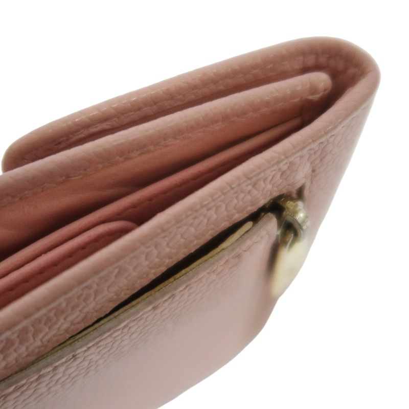 CHANEL Pink Bifold Wallet, Caviar Leather, with Original Box