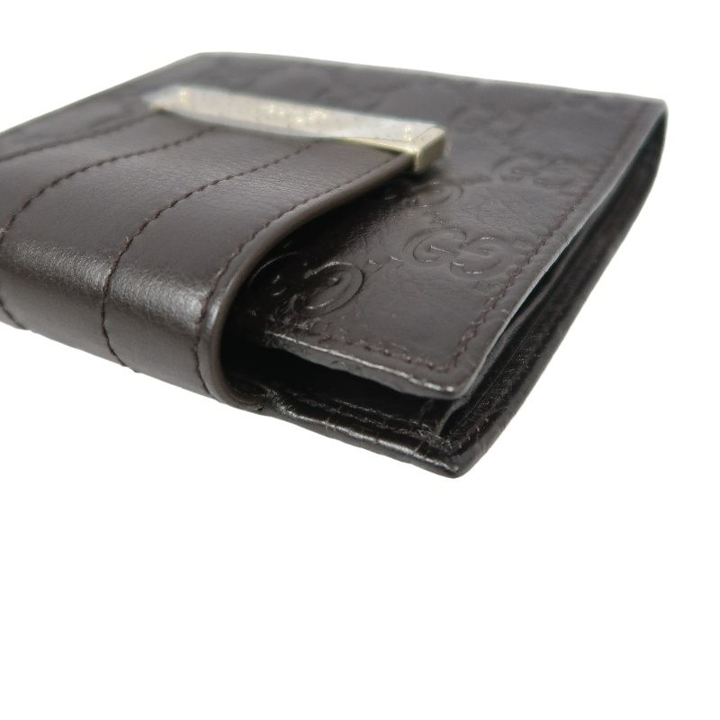 GUCCI GG Supreme Brown Leather Wallet with Box