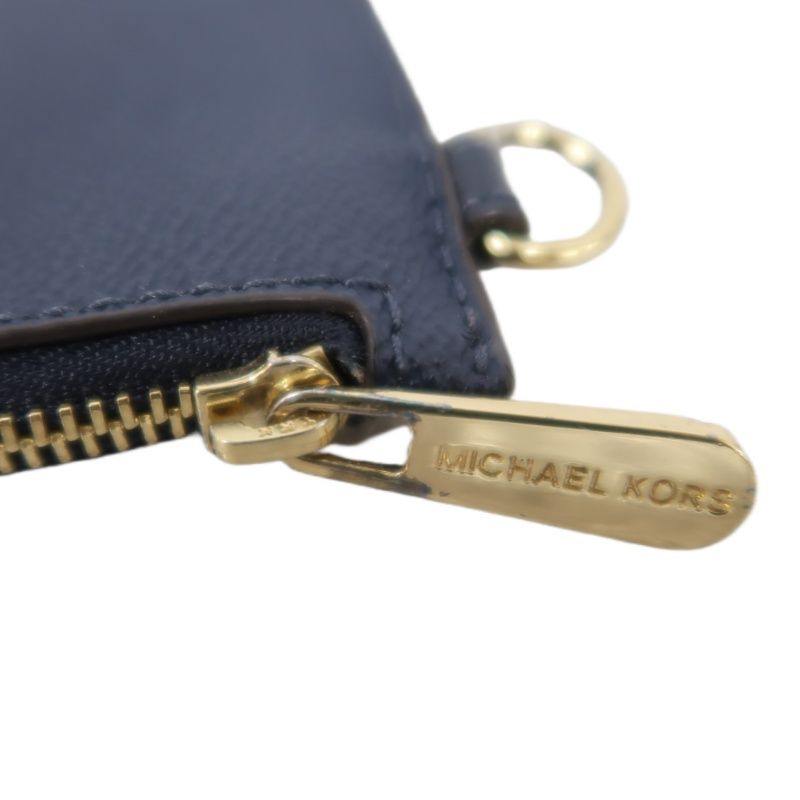MICHAEL KORS Navy Blue Cowhide Wallet