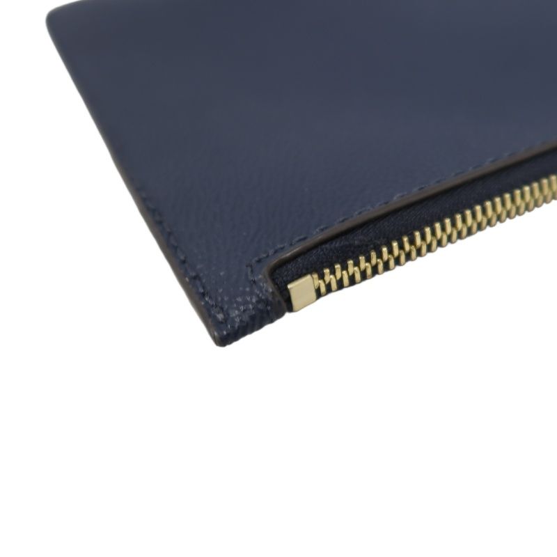 MICHAEL KORS Navy Blue Cowhide Wallet