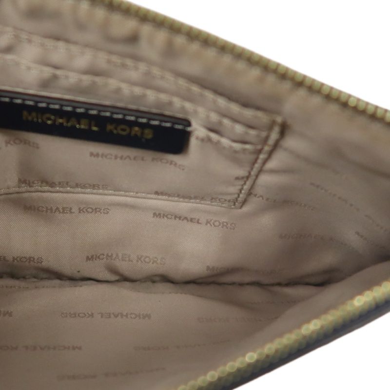 MICHAEL KORS Navy Blue Cowhide Wallet