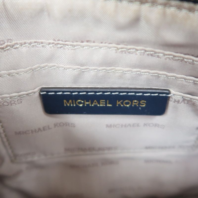MICHAEL KORS Navy Blue Cowhide Wallet