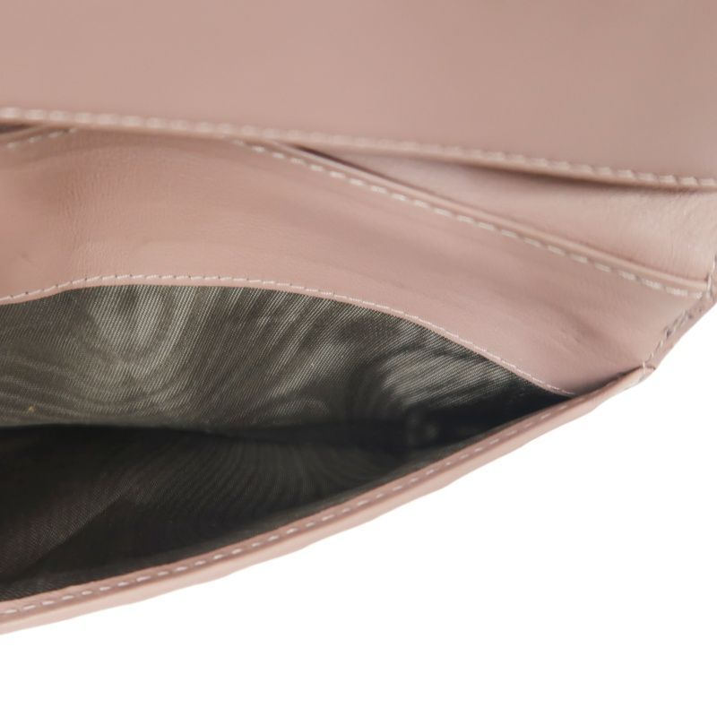 BOTTEGA VENETA Brown Long Wallet, Calf Leather, Intrecciato Weave
