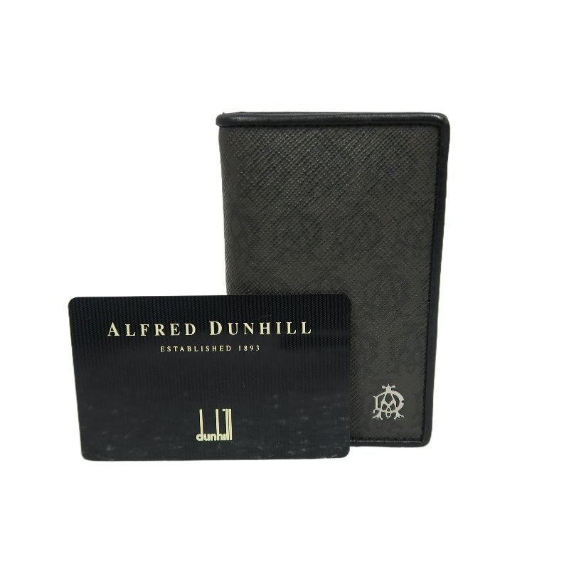 DUNHILL Black Key Case, with Box & Guarantee Card