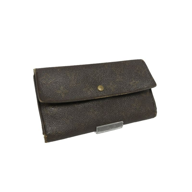 LOUIS VUITTON (LV) Monogram Brown Long Wallet (Empreinte Leather Style)