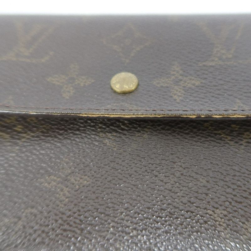 LOUIS VUITTON (LV) Monogram Brown Long Wallet (Empreinte Leather Style)