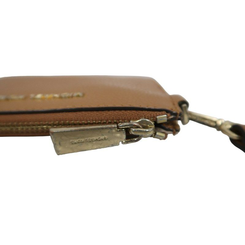 MICHAEL KORS Brown/Beige Cowhide Wallet & Card Case
