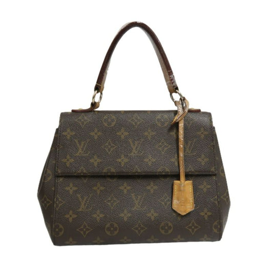 LOUIS VUITTON (LV) Cluny Monogram Handbag, Brown/Pink, Shoulder Strap Included