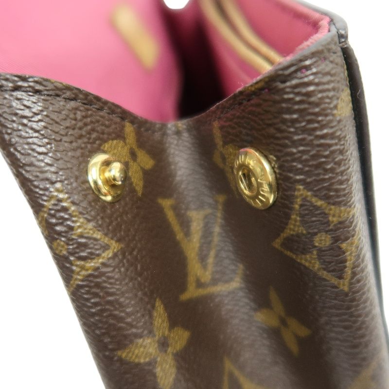 LOUIS VUITTON (LV) Cluny Monogram Handbag, Brown/Pink, Shoulder Strap Included