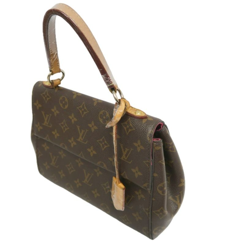 LOUIS VUITTON (LV) Cluny Monogram Handbag, Brown/Pink, Shoulder Strap Included