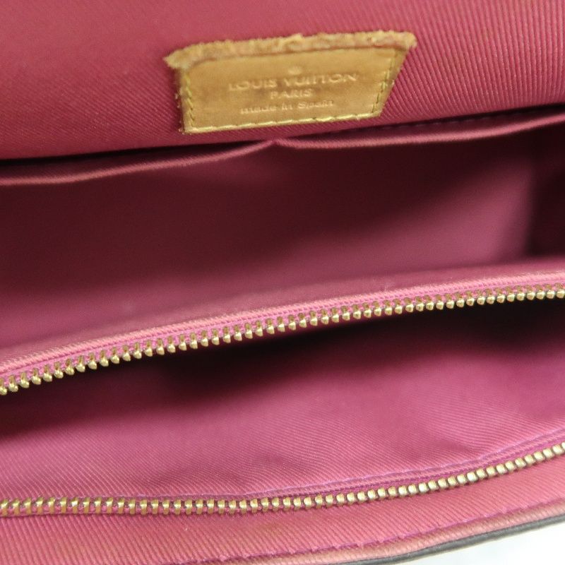LOUIS VUITTON (LV) Cluny Monogram Handbag, Brown/Pink, Shoulder Strap Included