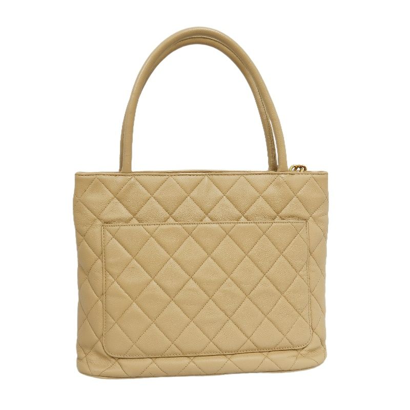 CHANEL Reissue Tote Bag, Caviar Leather, Beige with Gold-Tone Hardware