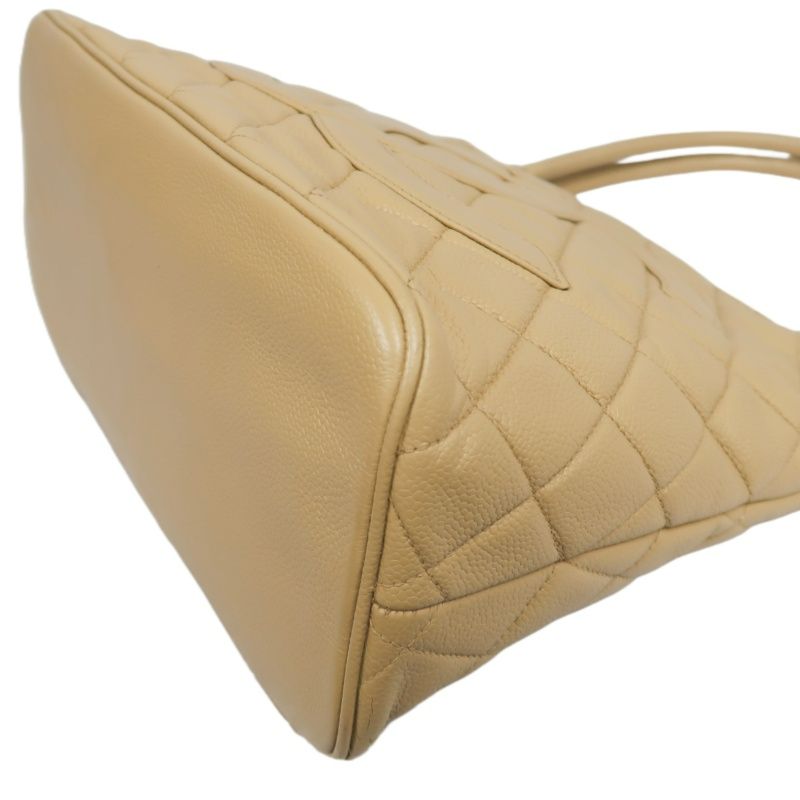 CHANEL Reissue Tote Bag, Caviar Leather, Beige with Gold-Tone Hardware
