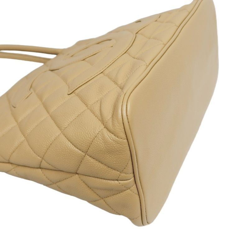 CHANEL Reissue Tote Bag, Caviar Leather, Beige with Gold-Tone Hardware