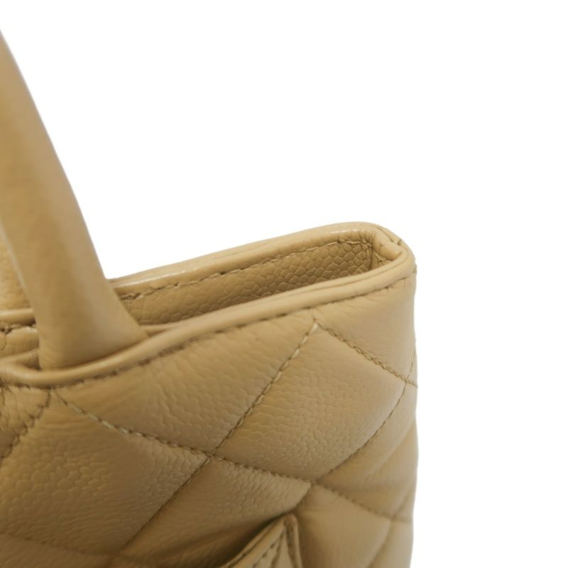 CHANEL Reissue Tote Bag, Caviar Leather, Beige with Gold-Tone Hardware