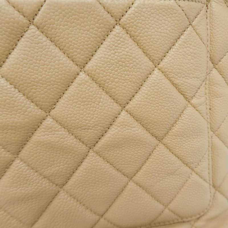 CHANEL Reissue Tote Bag, Caviar Leather, Beige with Gold-Tone Hardware