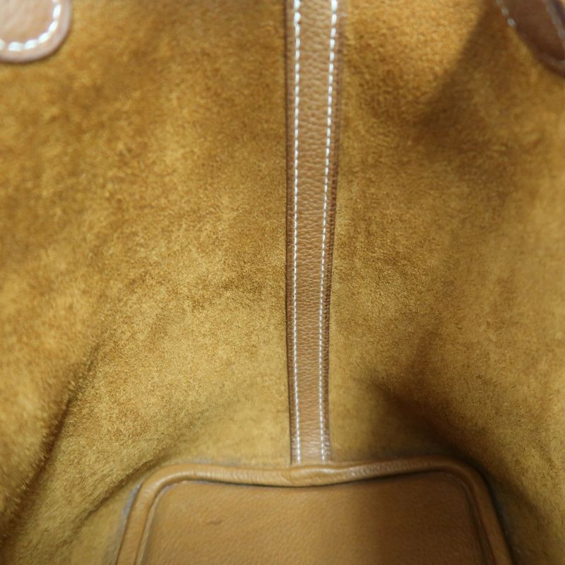 HERMES Picotin Handbag, Taurillon Clemence Calfskin, Brown, with Cadena & 2 Keys, Full Set with Box