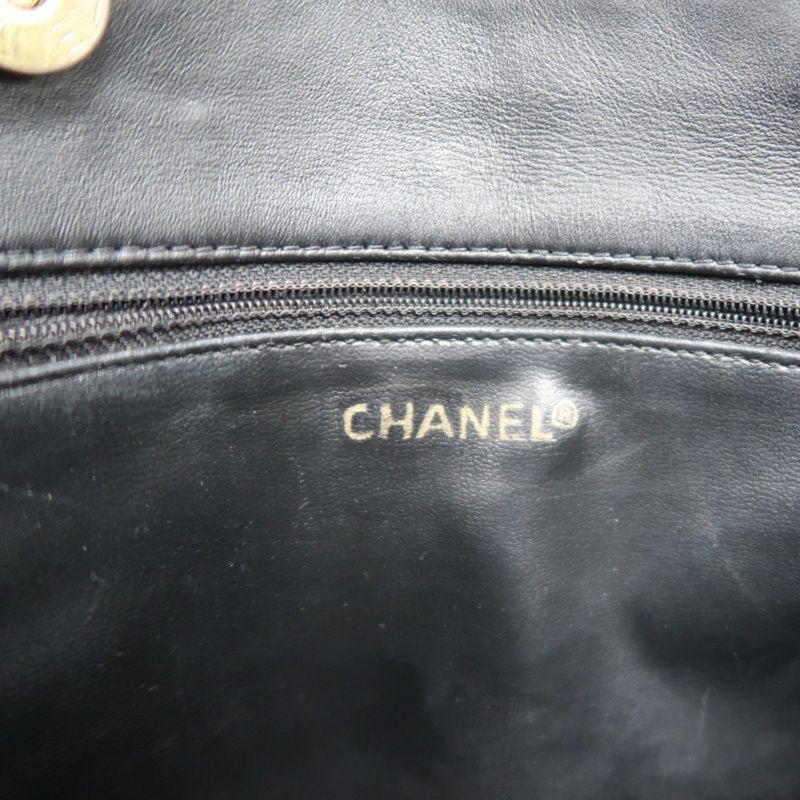 CHANEL Matelassé Shoulder Bag, Nylon, Black, Gold Hardware