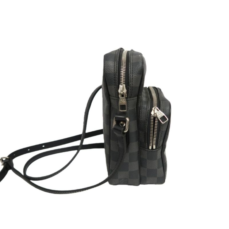 LOUIS VUITTON (LV) Rhythm Damier Graphite Shoulder/Crossbody Bag, Black