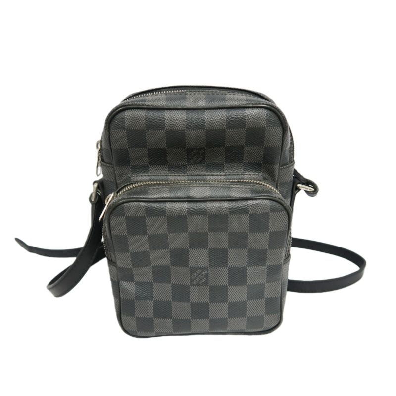 LOUIS VUITTON (LV) Rhythm Damier Graphite Shoulder/Crossbody Bag, Black