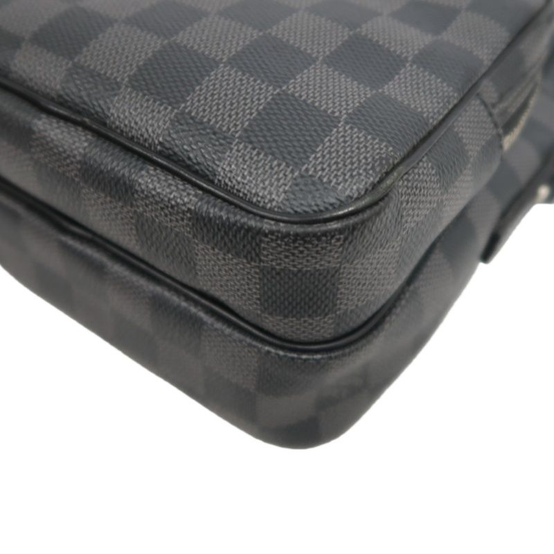 LOUIS VUITTON (LV) Rhythm Damier Graphite Shoulder/Crossbody Bag, Black