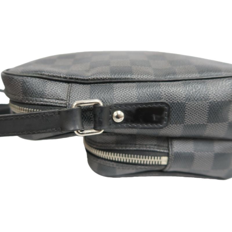 LOUIS VUITTON (LV) Rhythm Damier Graphite Shoulder/Crossbody Bag, Black