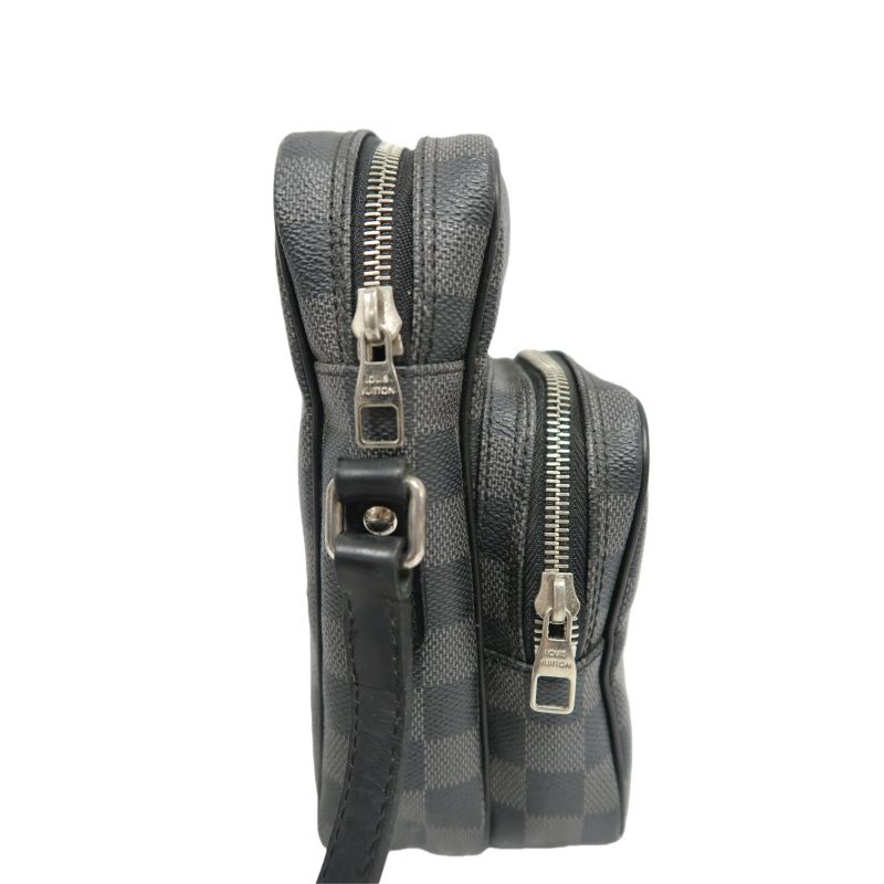 LOUIS VUITTON (LV) Rhythm Damier Graphite Shoulder/Crossbody Bag, Black